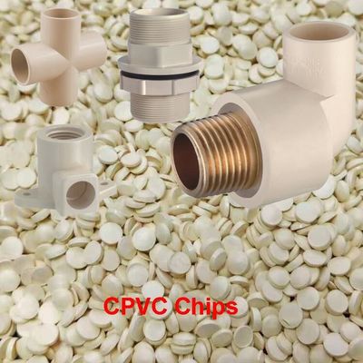 Phụ kiện đường ống Vật liệu Nhựa CPVC Ăn mòn không oxy Nguyên liệu thô CPVC